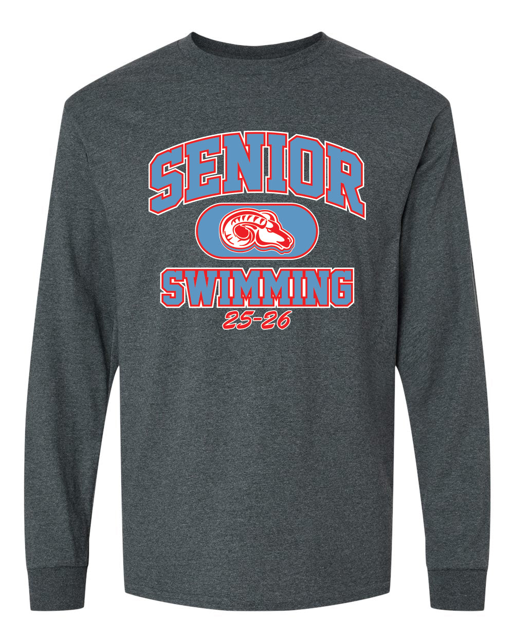 2400- DBQ SENIOR MEN'S SWIM Gildan - Ultra Cotton® Long Sleeve T-Shirt