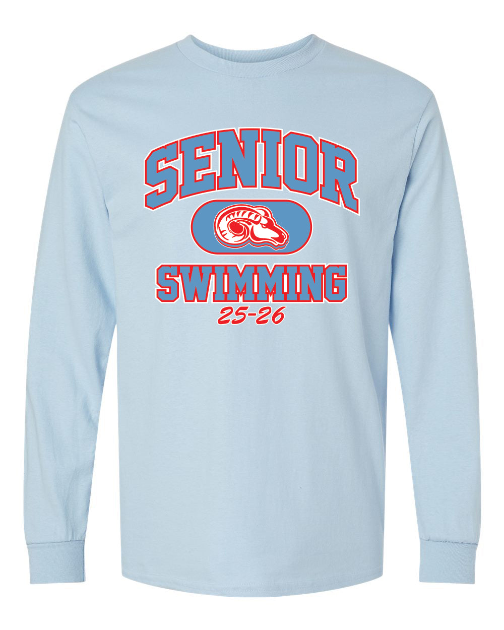 2400- DBQ SENIOR MEN'S SWIM Gildan - Ultra Cotton® Long Sleeve T-Shirt