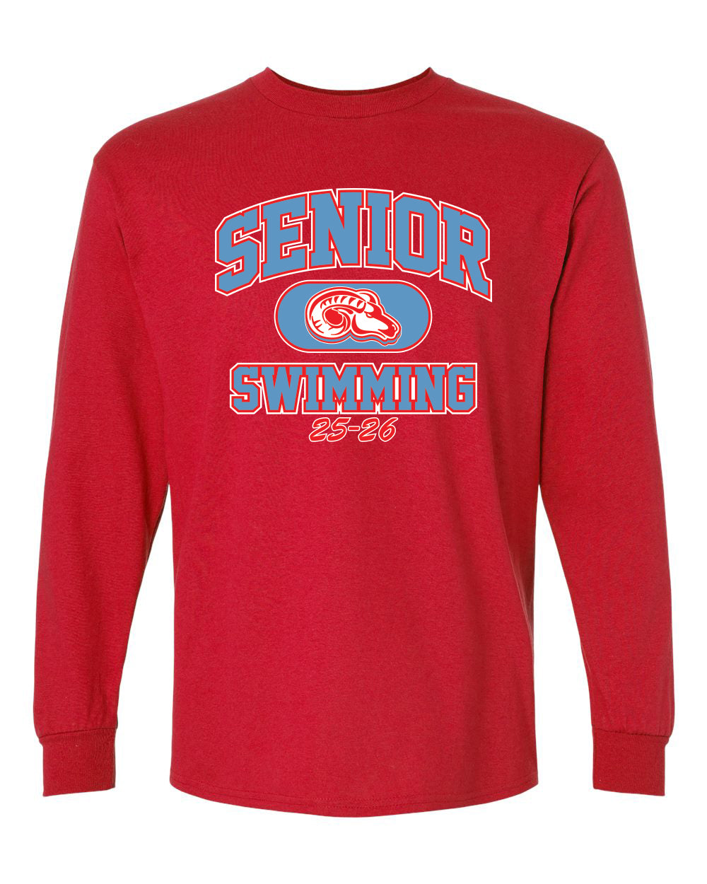 2400- DBQ SENIOR MEN'S SWIM Gildan - Ultra Cotton® Long Sleeve T-Shirt