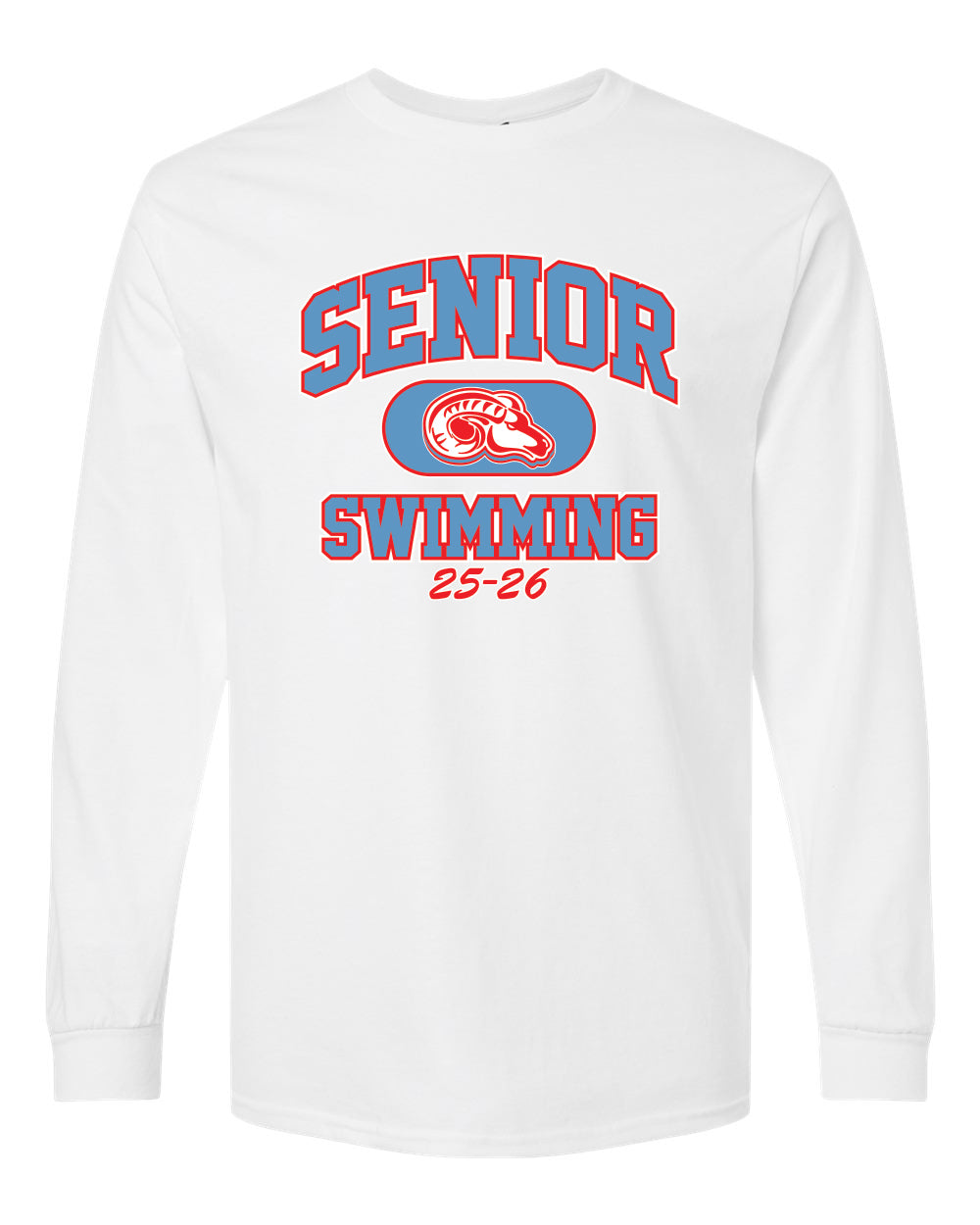 2400- DBQ SENIOR MEN'S SWIM Gildan - Ultra Cotton® Long Sleeve T-Shirt