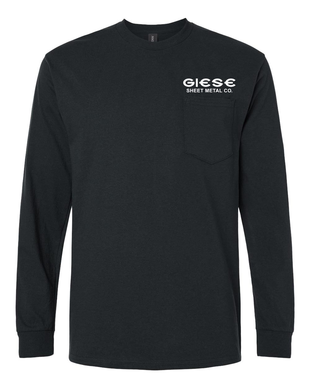 2410- GIESE SHEET METAL Ultra Cotton® Long Sleeve Pocket T-Shirt