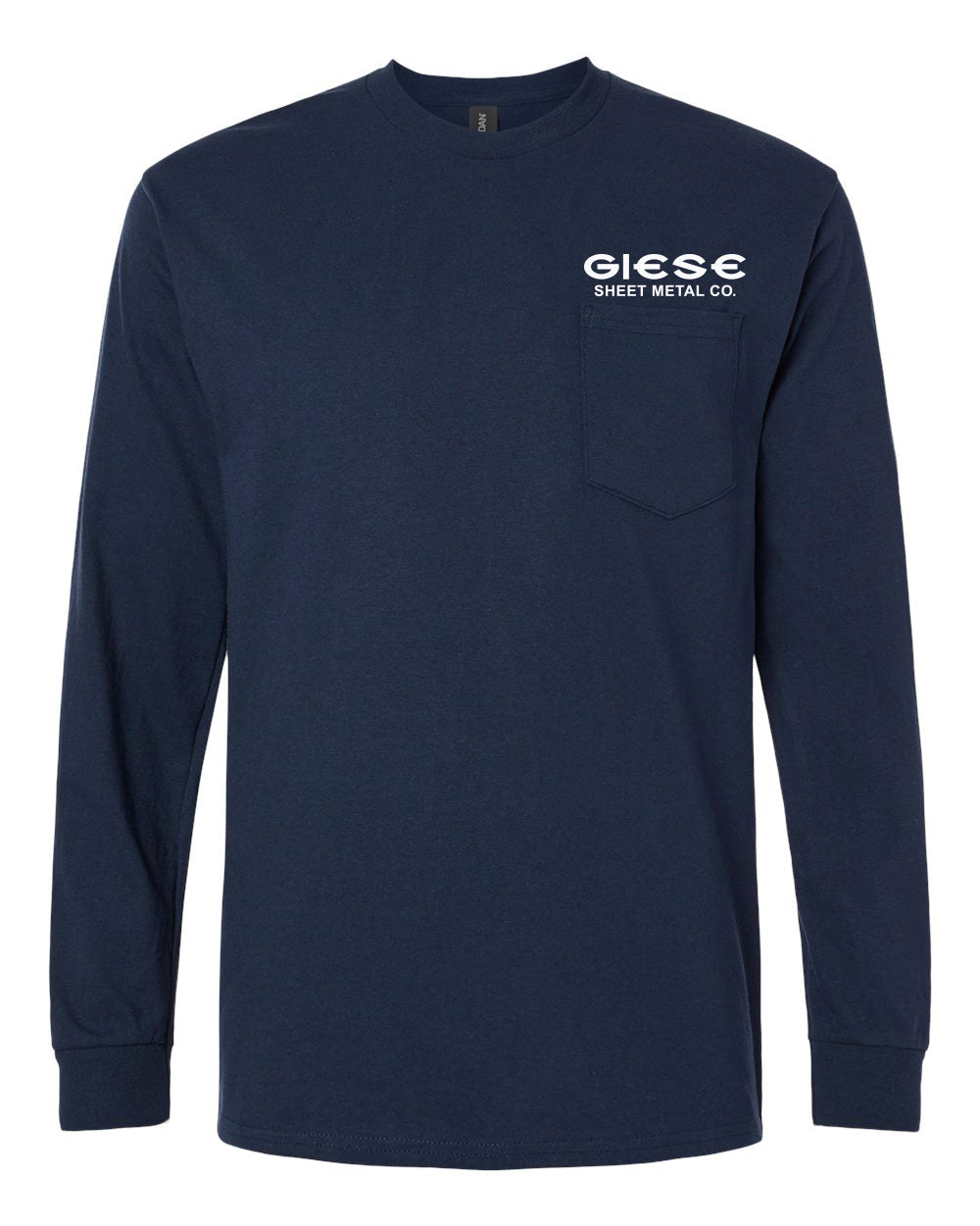 2410- GIESE SHEET METAL Ultra Cotton® Long Sleeve Pocket T-Shirt