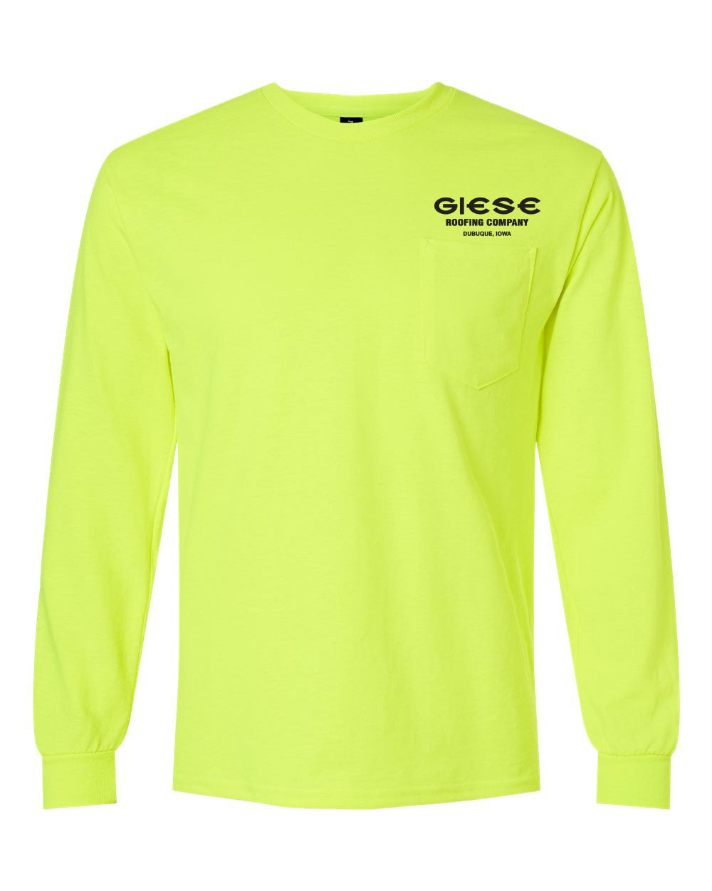 2410- GIESE ROOFING Ultra Cotton® Long Sleeve Pocket T-Shirt