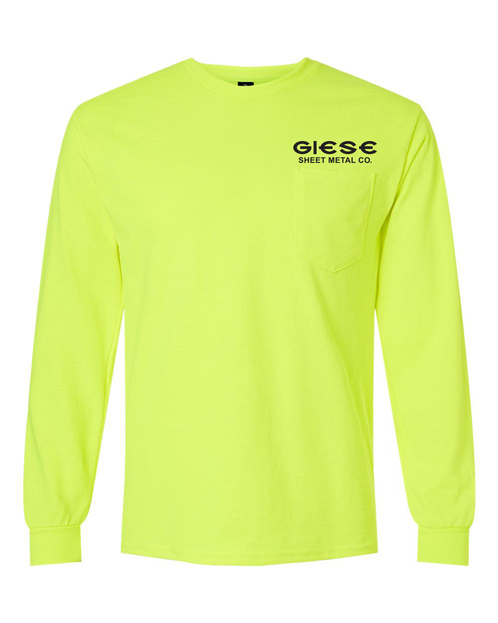 2410- GIESE SHEET METAL Ultra Cotton® Long Sleeve Pocket T-Shirt