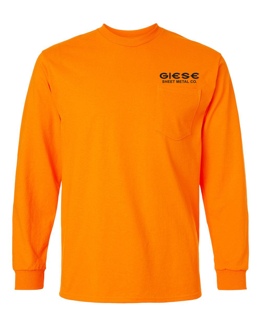2410- GIESE SHEET METAL Ultra Cotton® Long Sleeve Pocket T-Shirt