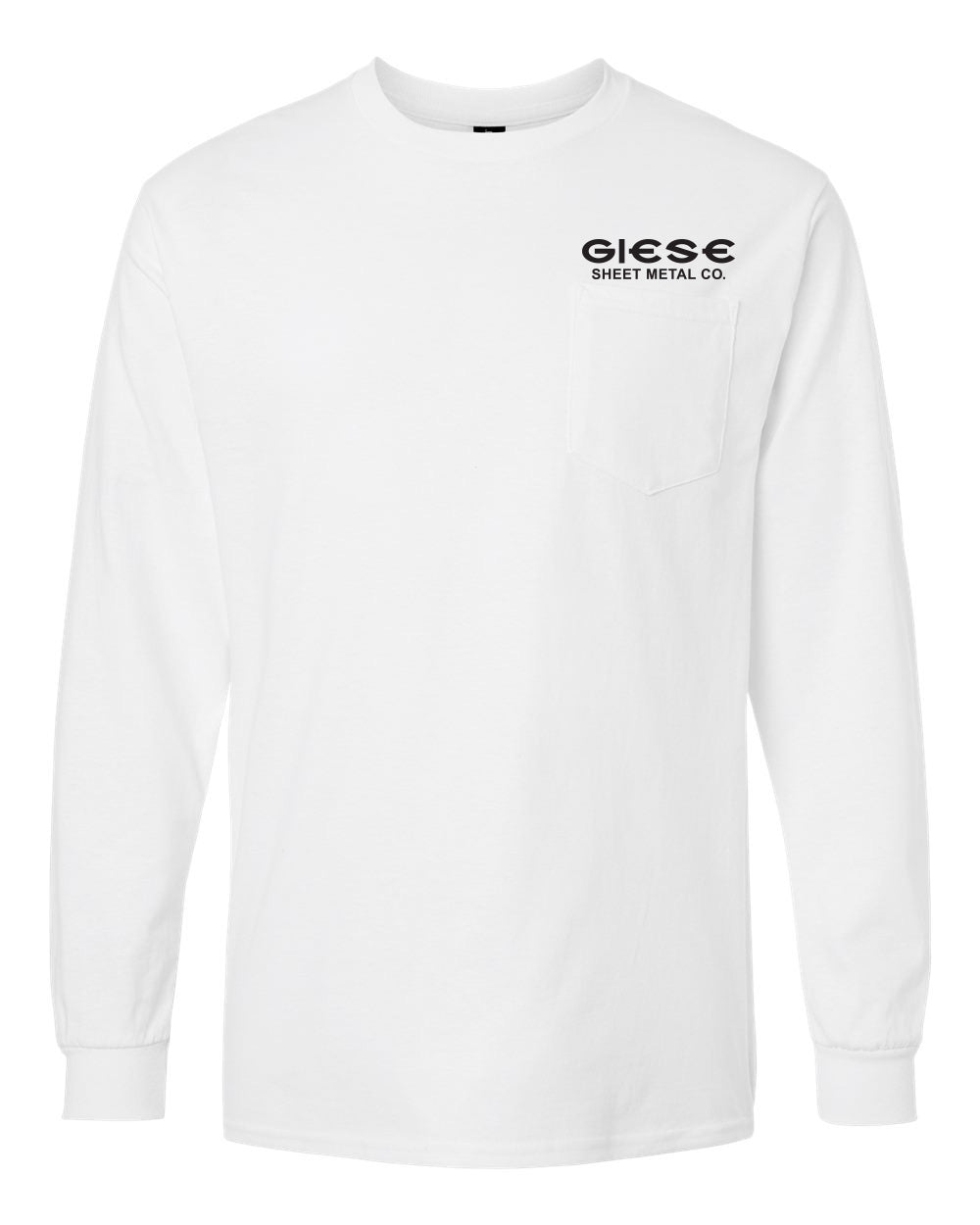 2410- GIESE SHEET METAL Ultra Cotton® Long Sleeve Pocket T-Shirt