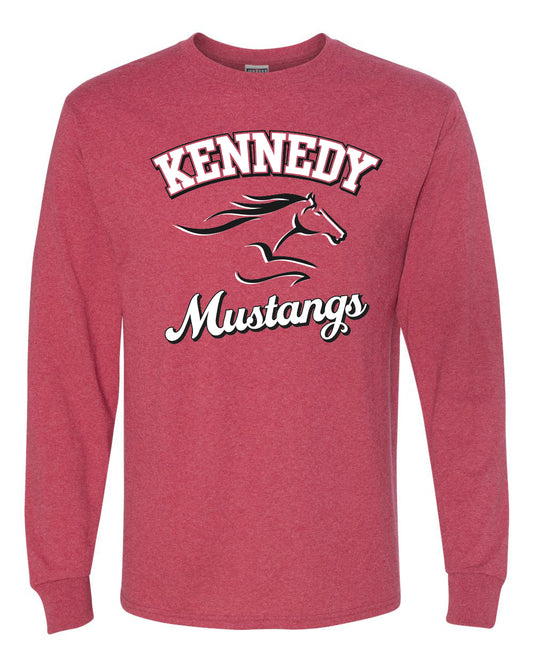 29LS- KENNEDY- JERZEES - Dri-Power® Long Sleeve 50/50 T-Shirt