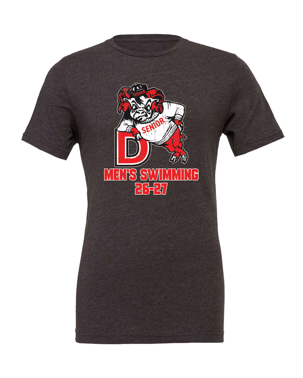3001CVC- DBQ SENIOR MEN'S SWIM -BELLA + CANVAS - CVC Jersey Tee