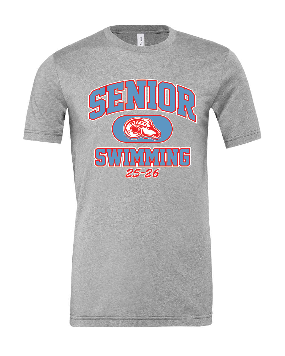 3001CVC- DBQ SENIOR MEN'S SWIM -BELLA + CANVAS - CVC Jersey Tee