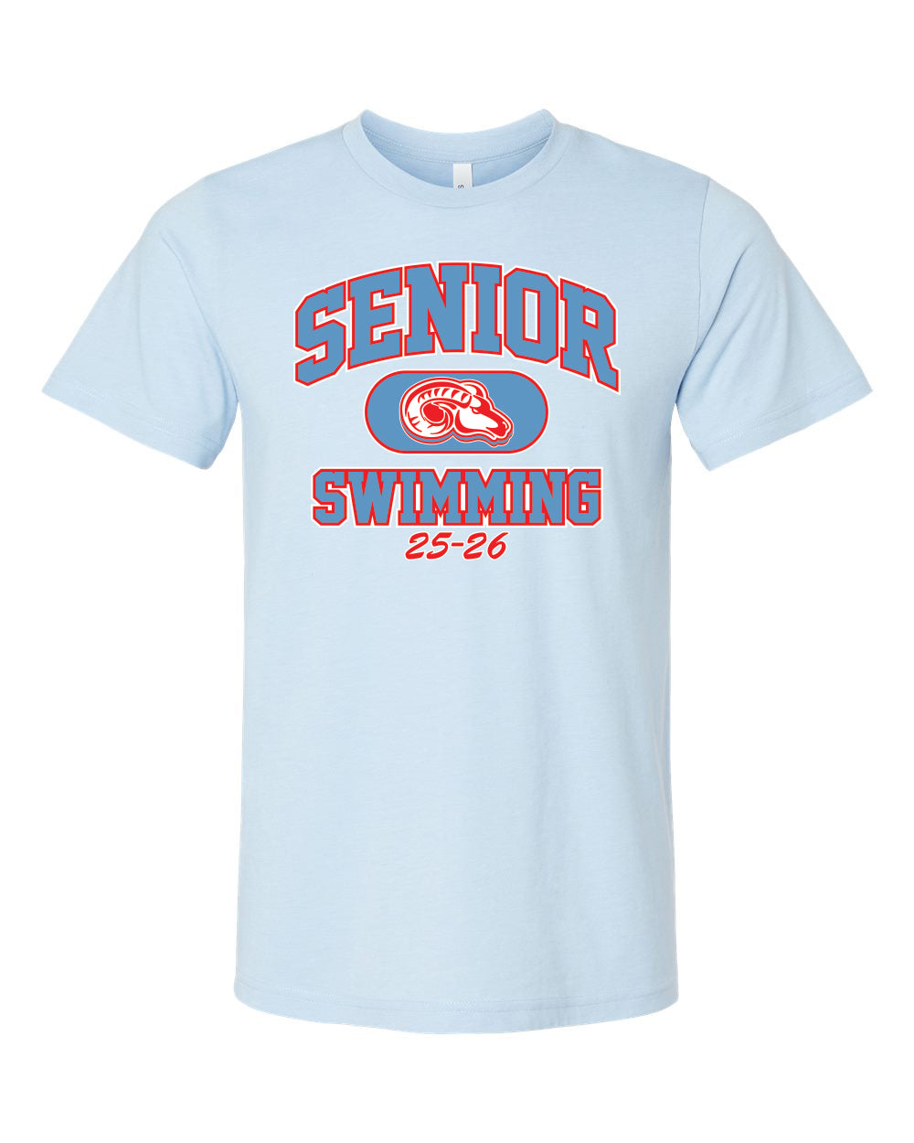3001CVC- DBQ SENIOR MEN'S SWIM -BELLA + CANVAS - CVC Jersey Tee