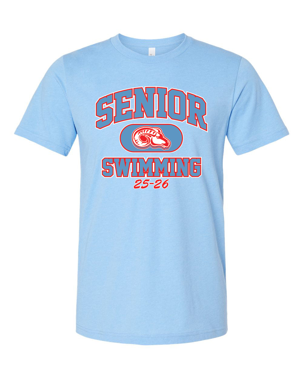 3001CVC- DBQ SENIOR MEN'S SWIM -BELLA + CANVAS - CVC Jersey Tee