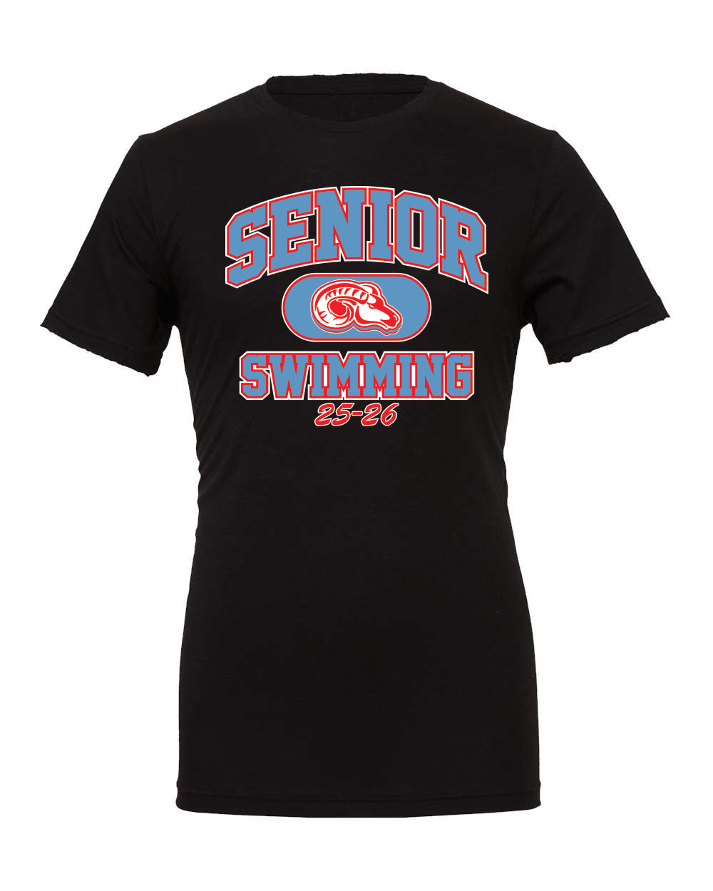 3001CVC- DBQ SENIOR MEN'S SWIM -BELLA + CANVAS - CVC Jersey Tee