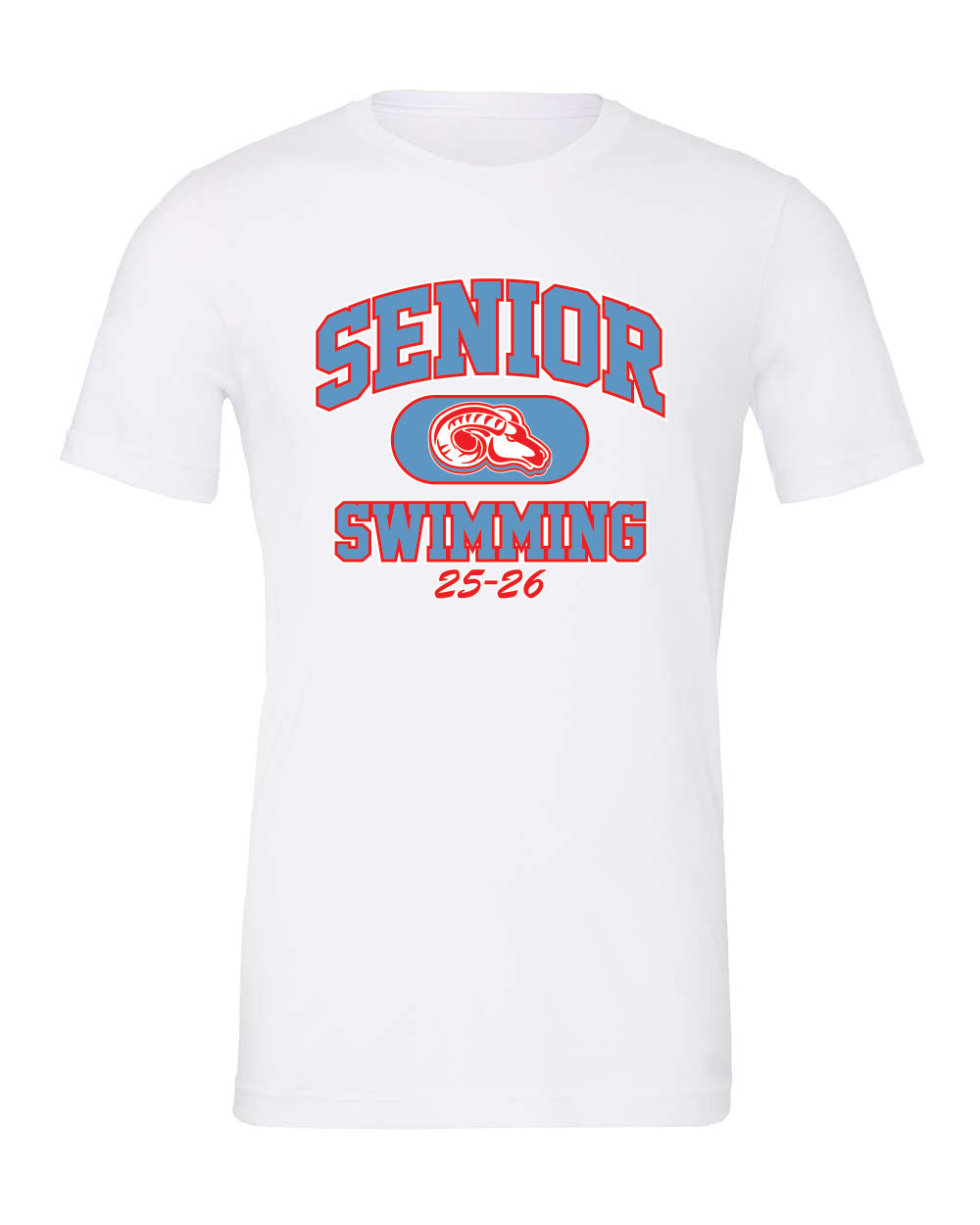 3001CVC- DBQ SENIOR MEN'S SWIM -BELLA + CANVAS - CVC Jersey Tee