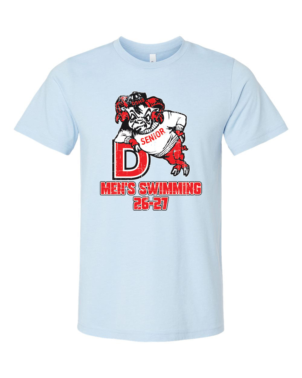3001CVC- DBQ SENIOR MEN'S SWIM -BELLA + CANVAS - CVC Jersey Tee