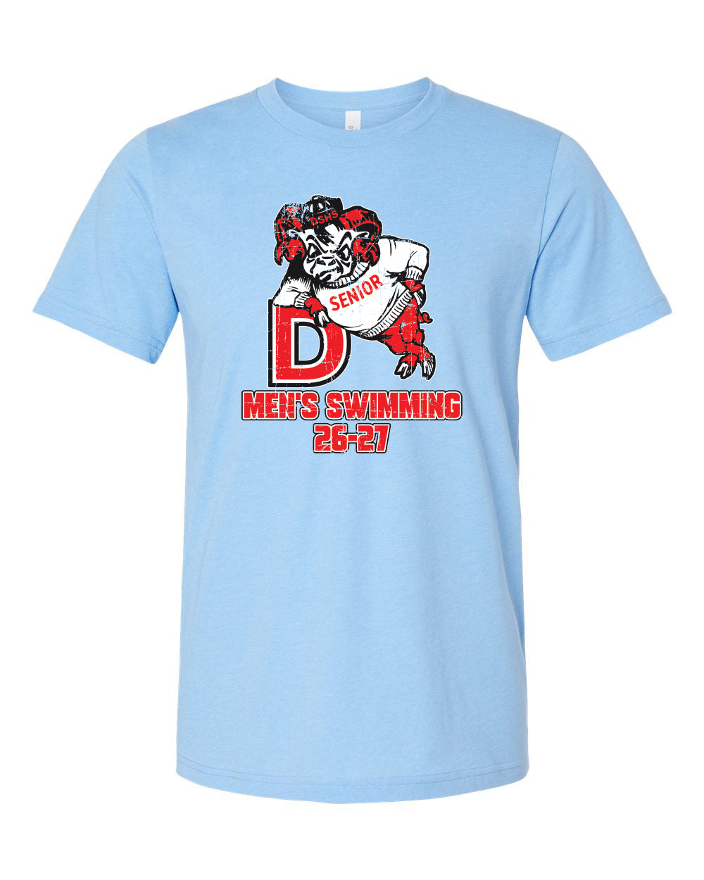 3001CVC- DBQ SENIOR MEN'S SWIM -BELLA + CANVAS - CVC Jersey Tee