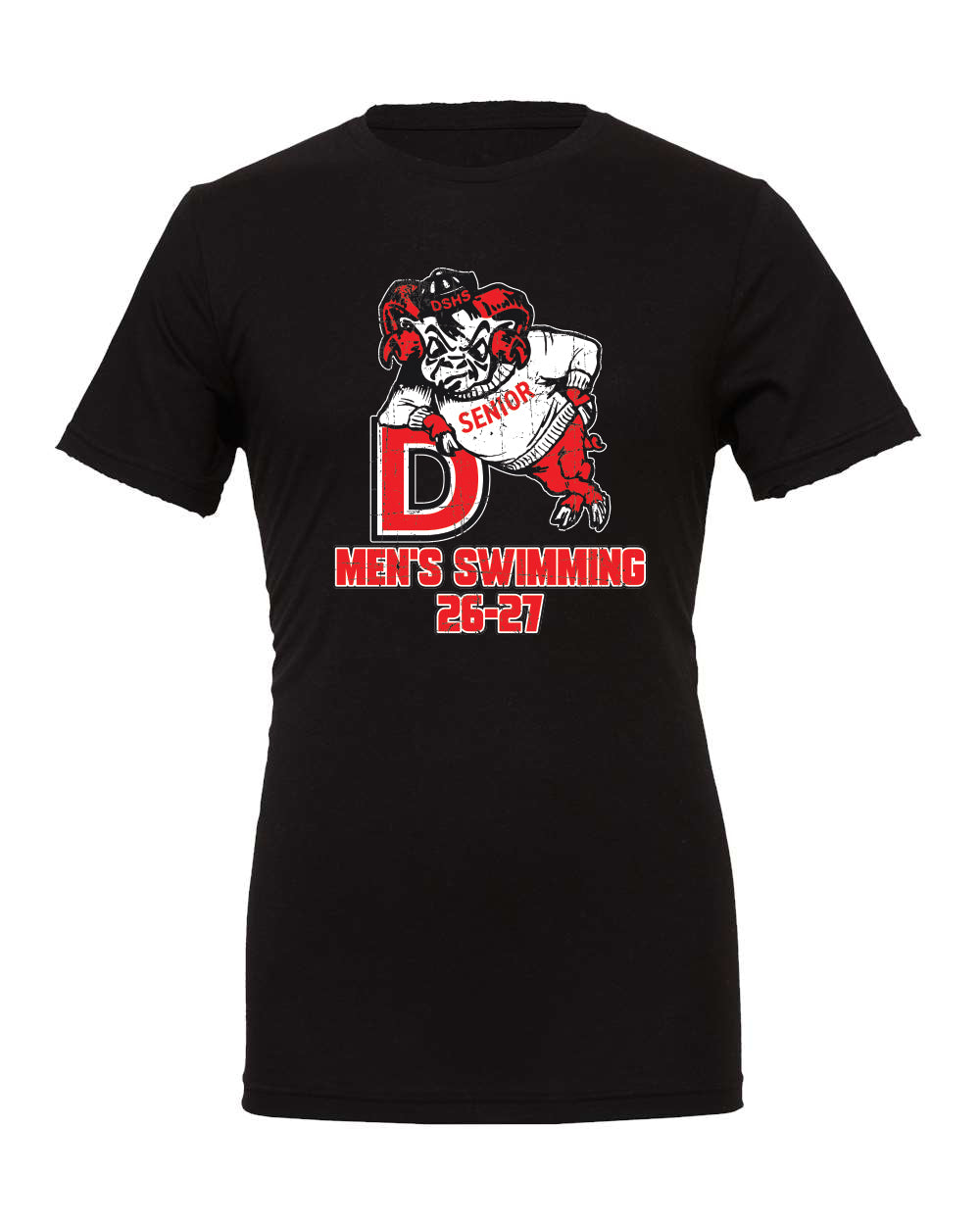 3001CVC- DBQ SENIOR MEN'S SWIM -BELLA + CANVAS - CVC Jersey Tee