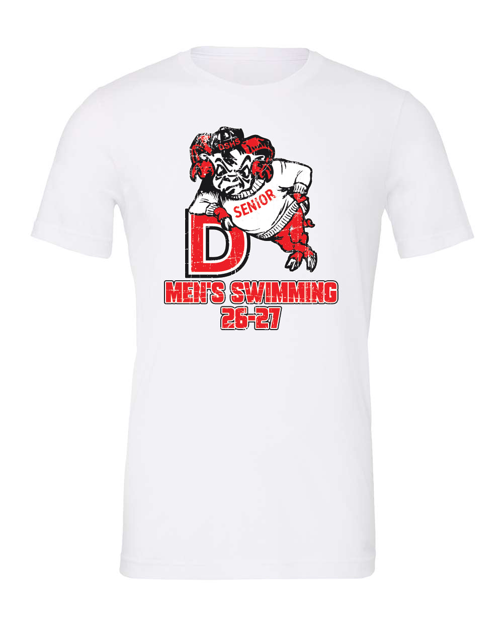 3001CVC- DBQ SENIOR MEN'S SWIM -BELLA + CANVAS - CVC Jersey Tee