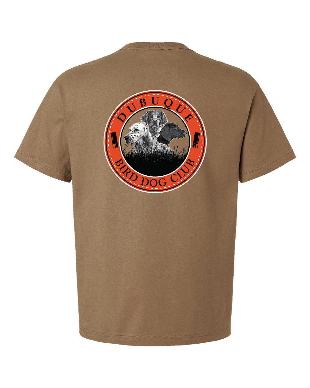 3010- DBQ BIRD DOG CLUB 6 oz. Heavyweight Tee