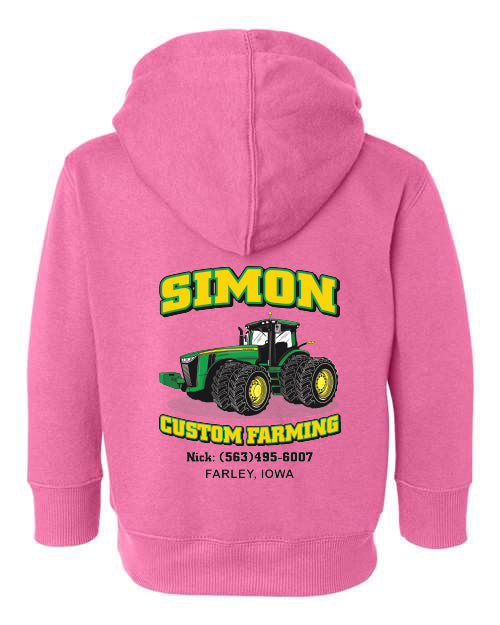 3326- SIMON CUSTOM FARMING Toddler Pullover Fleece Hoodie – Advance Designs