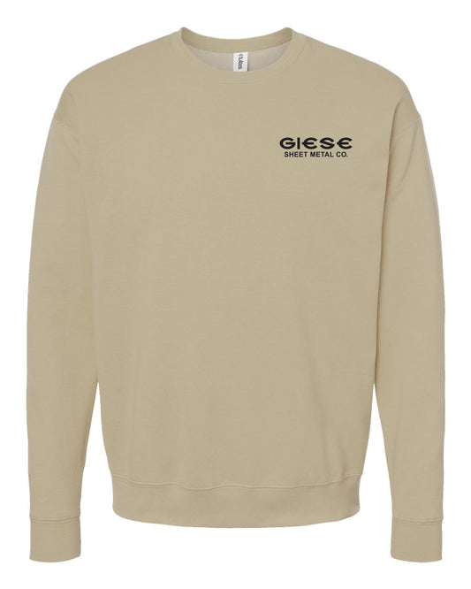 340- GIESE Sheet Metal Unisex Fleece Crewneck Sweatshirt