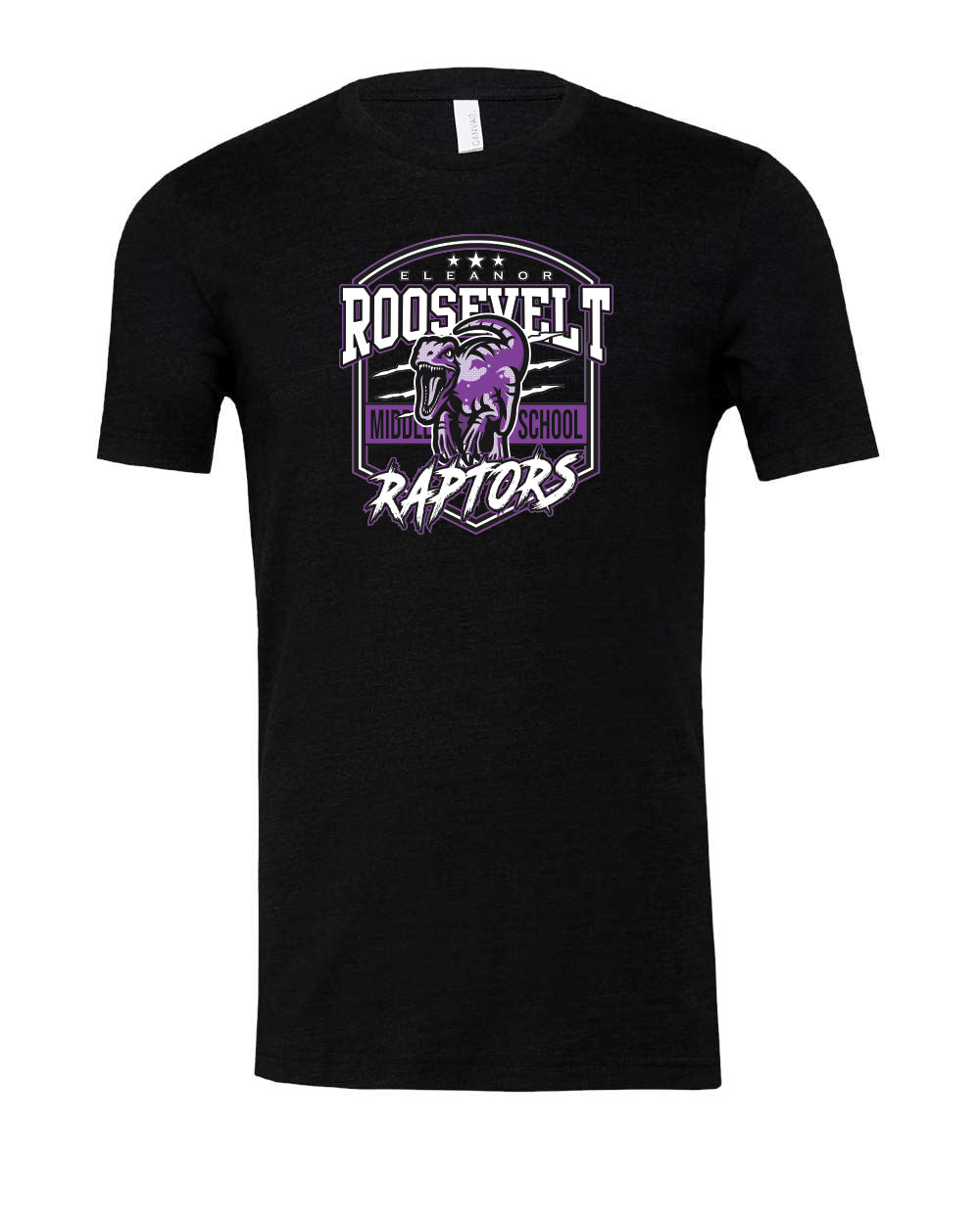 3413- ROOSEVELT RAPTOR- BELLA + CANVAS - Triblend Tee