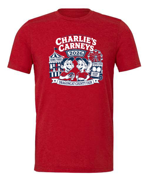 3413- CHARLIES DRAGONS Triblend Tee