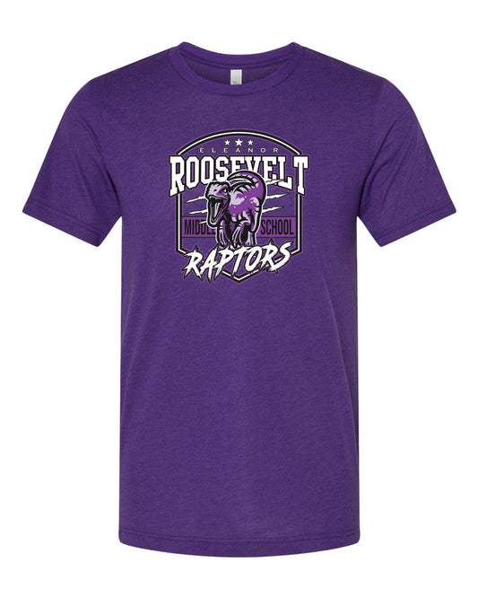 3413- ROOSEVELT RAPTOR- BELLA + CANVAS - Triblend Tee