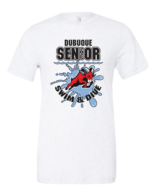3413- DBQ SENIOR SWIM Triblend Tee