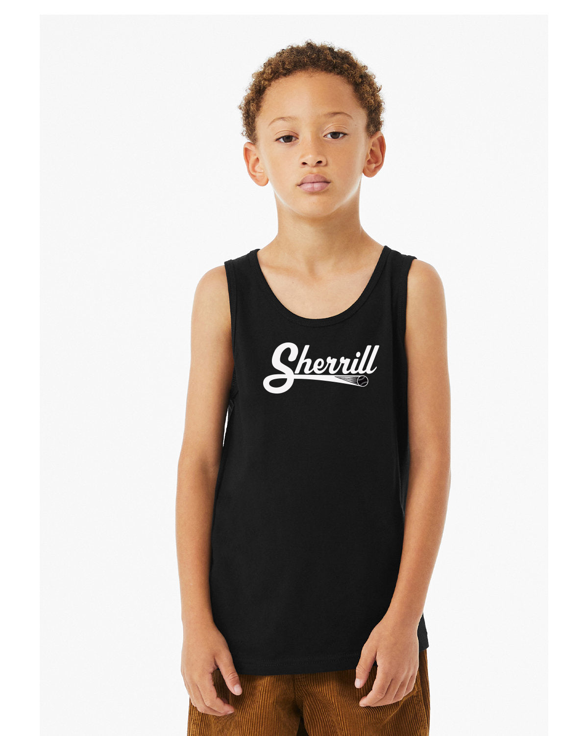 3480YCV- SHERRILL Bella + Canvas Youth Heather CVC Tank