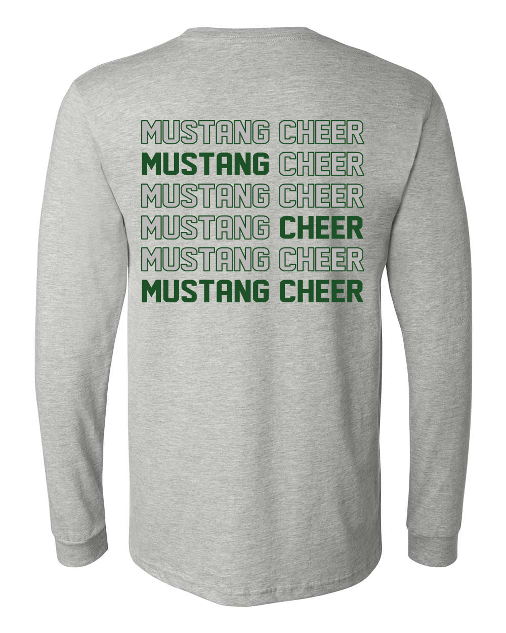 3501CVC- HEMPSTEAD CHEER Heather CVC Long Sleeve Tee