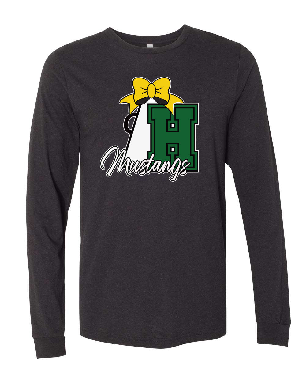 3501CVC- HEMPSTEAD CHEER Heather CVC Long Sleeve Tee