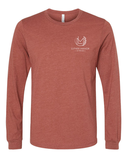 3501CVC- LUTHER MANOR Heather Long Sleeve Tee