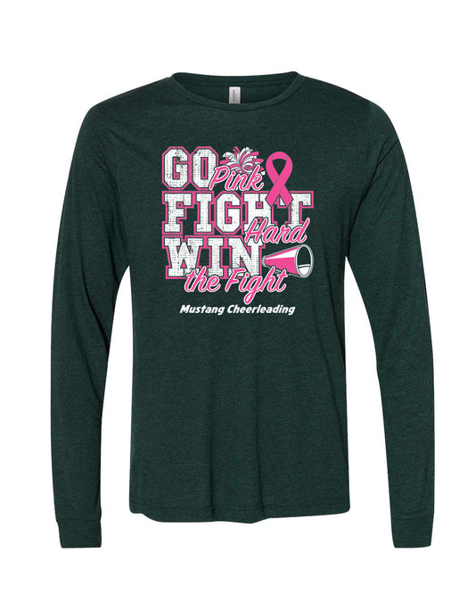 3513- HEMPSTEAD PINKOUT Triblend Long Sleeve Tee