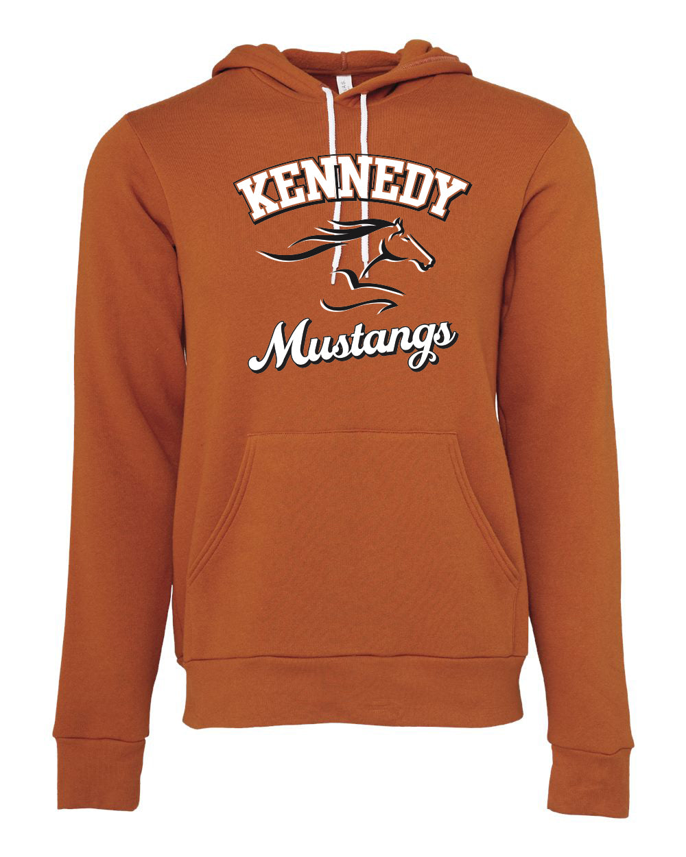 3719- KENNEDY- BELLA + CANVAS - Adult Sponge Fleece Hoodie