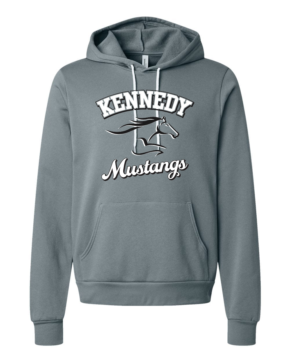 3719- KENNEDY- BELLA + CANVAS - Adult Sponge Fleece Hoodie