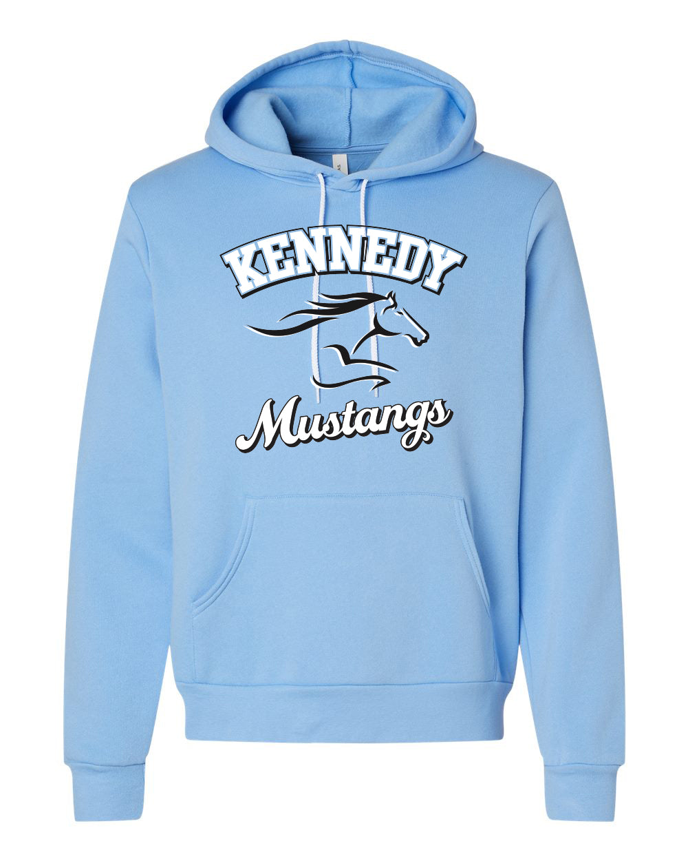 3719- KENNEDY- BELLA + CANVAS - Adult Sponge Fleece Hoodie