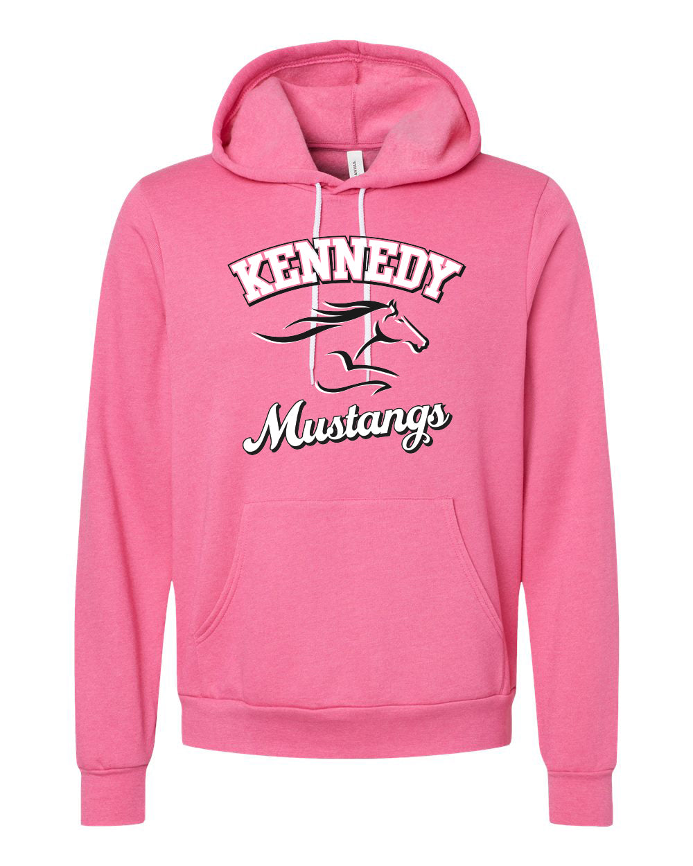 3719- KENNEDY- BELLA + CANVAS - Adult Sponge Fleece Hoodie