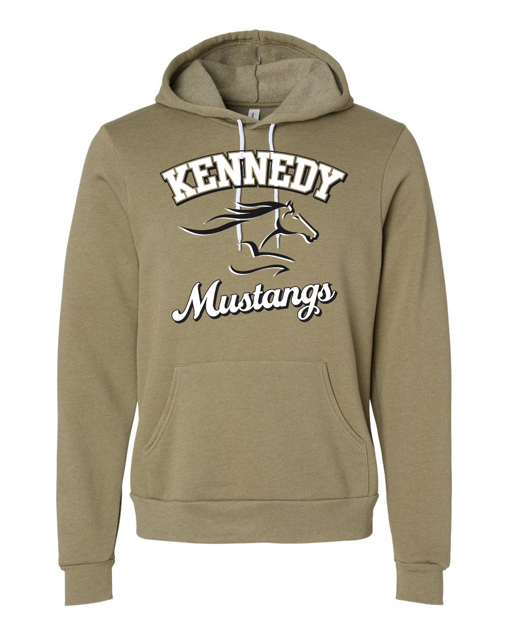 3719- KENNEDY- BELLA + CANVAS - Adult Sponge Fleece Hoodie