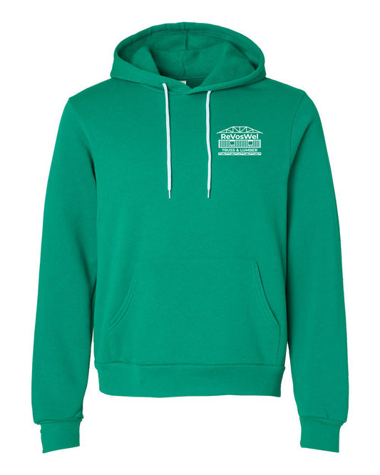3719- REVOSWEL Unisex Sponge Fleece Hoodie Sweatshirt