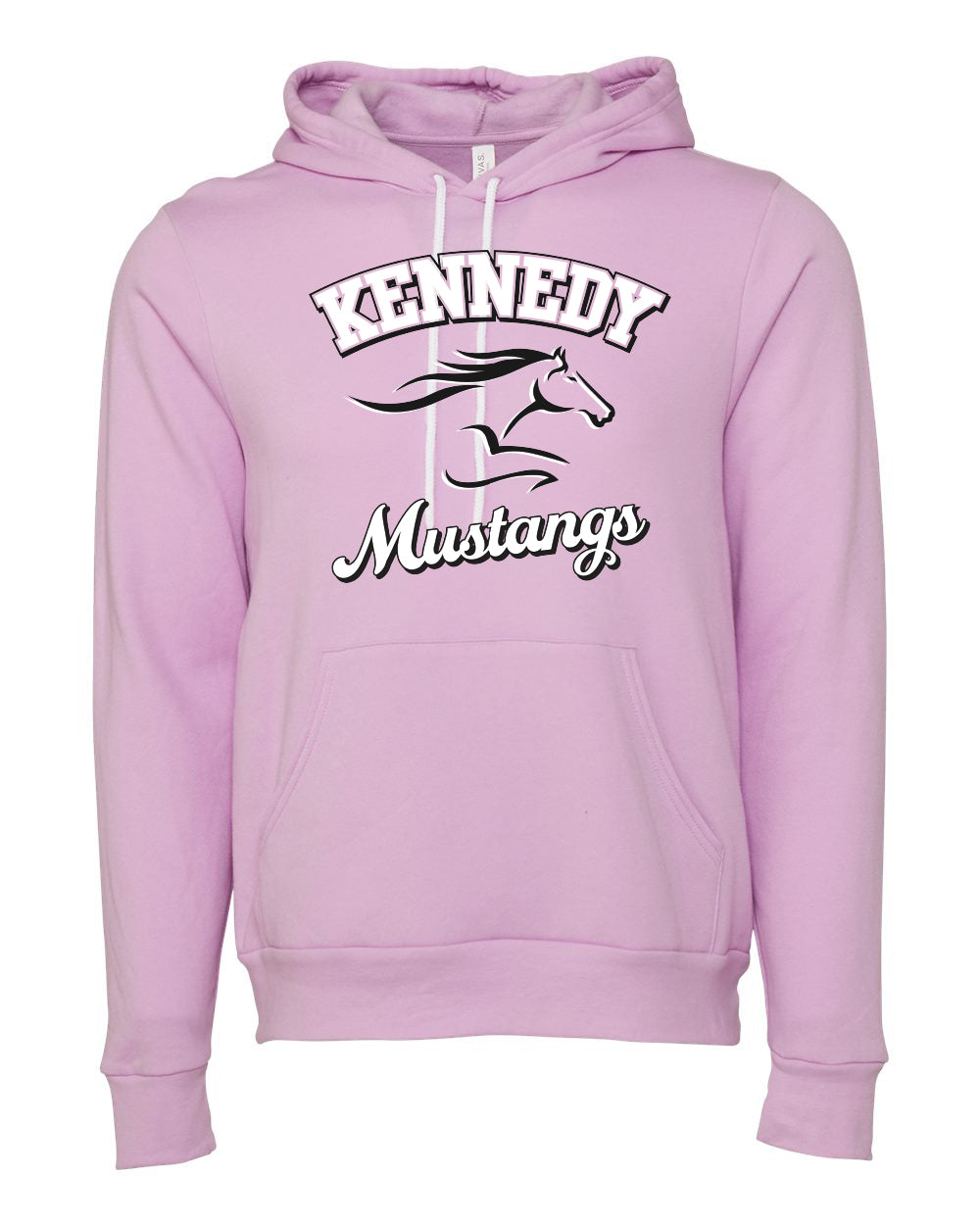 3719- KENNEDY- BELLA + CANVAS - Adult Sponge Fleece Hoodie