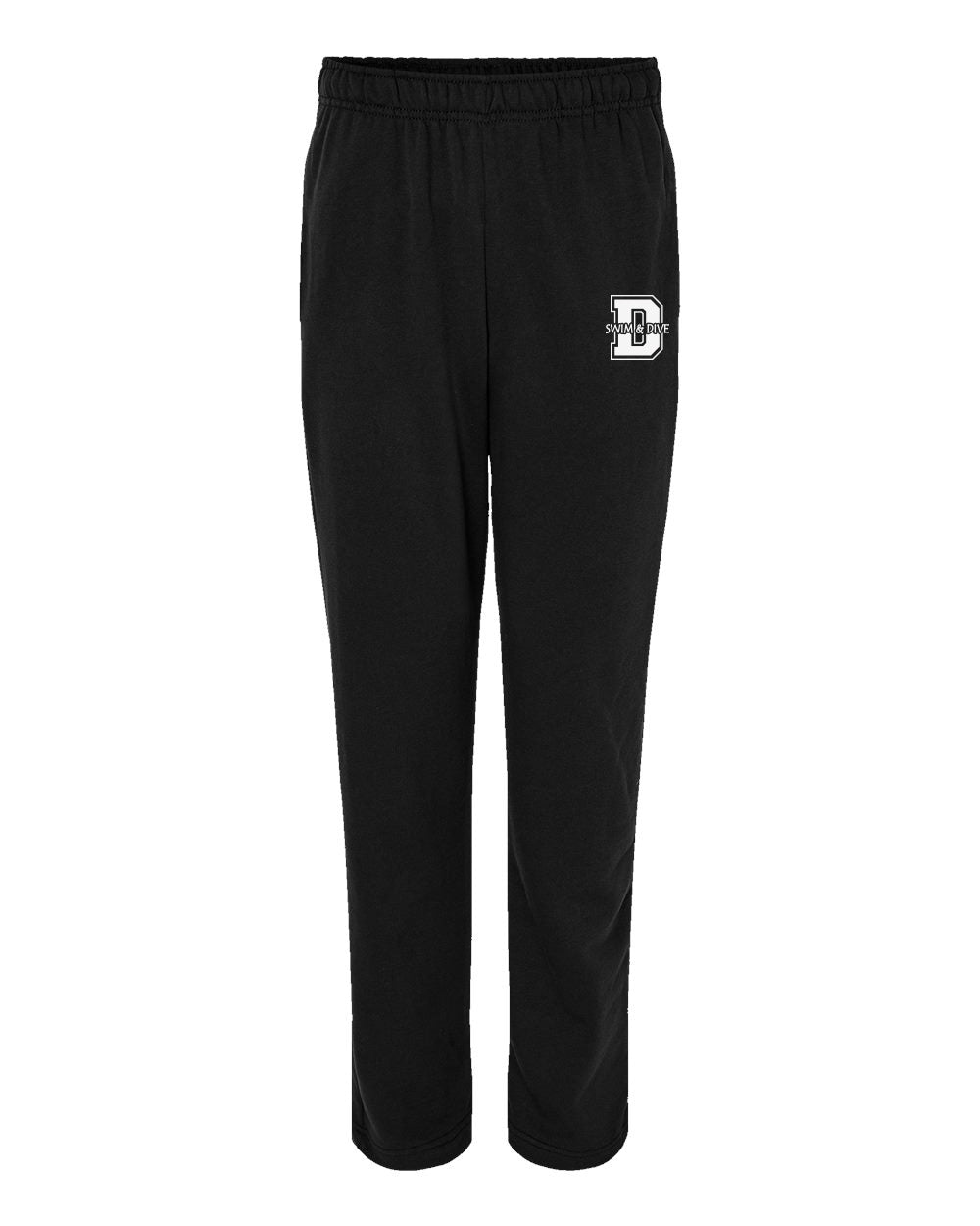 3725- DBQ SENIOR MEN'S SWIM Unisex Sponge Fleece Straight Leg Sweatpants