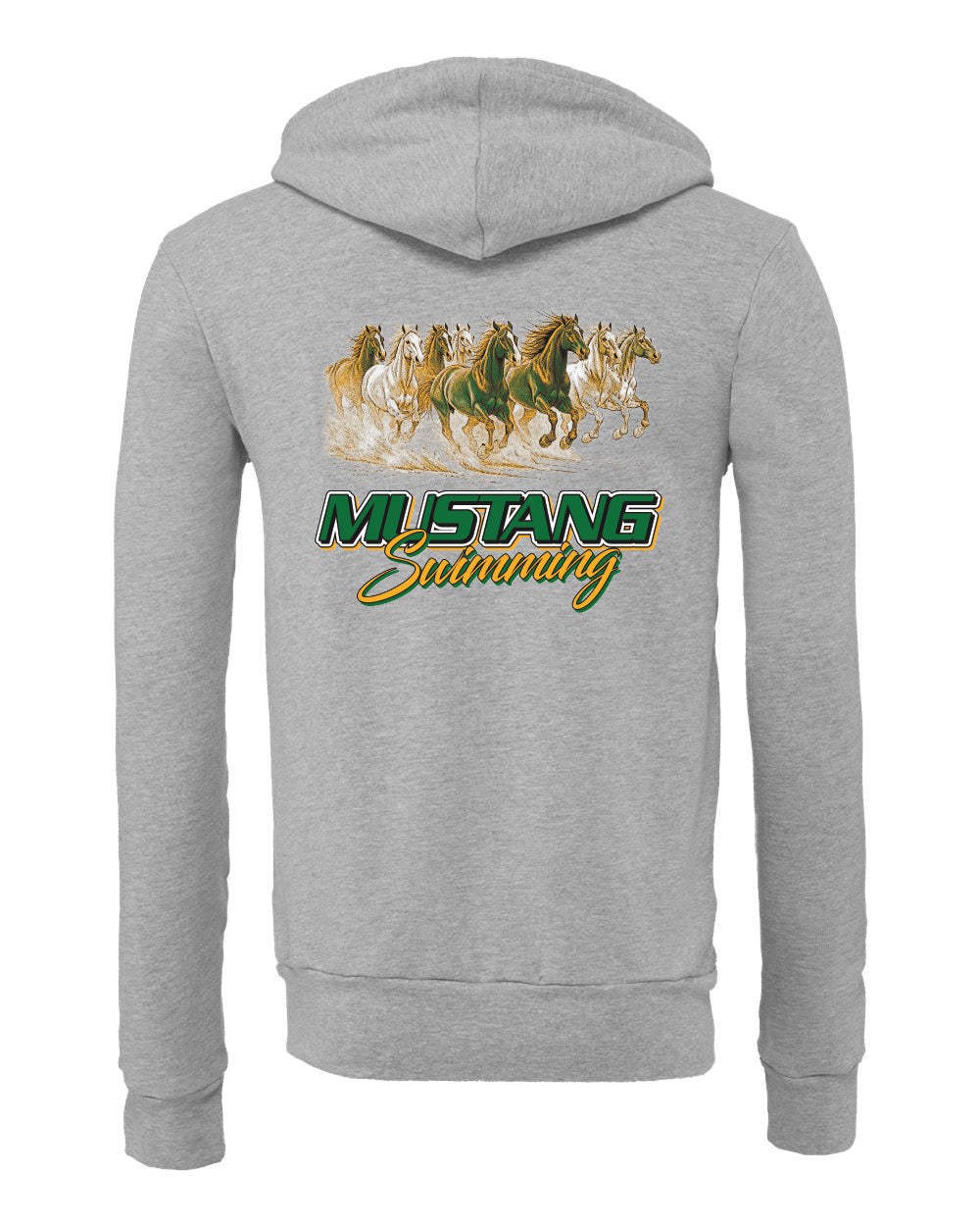 3739- HEMPSTEAD SWIMMING Unisex Full-Zip Hoodie Sweatshirt