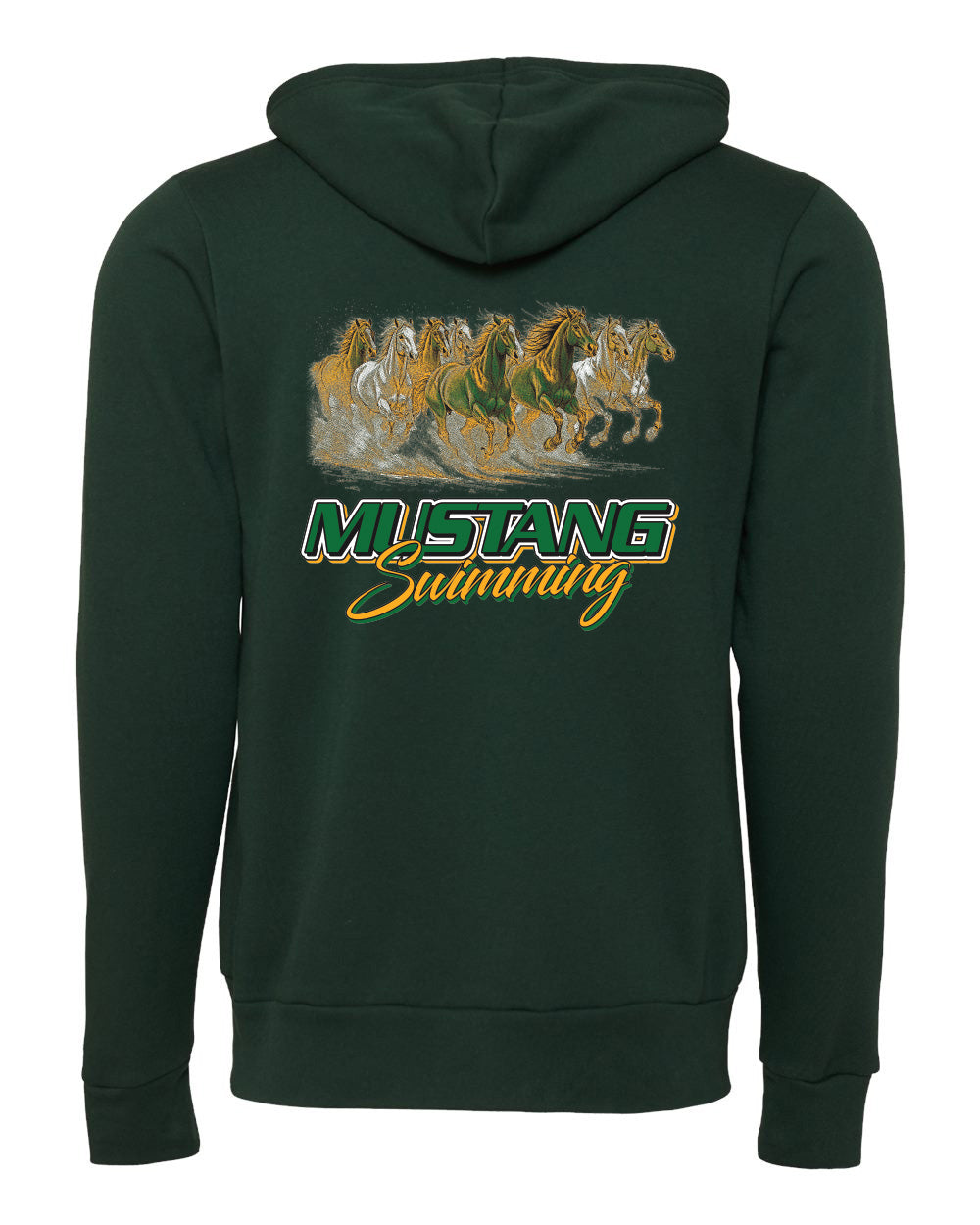 3739- HEMPSTEAD SWIMMING Unisex Full-Zip Hoodie Sweatshirt