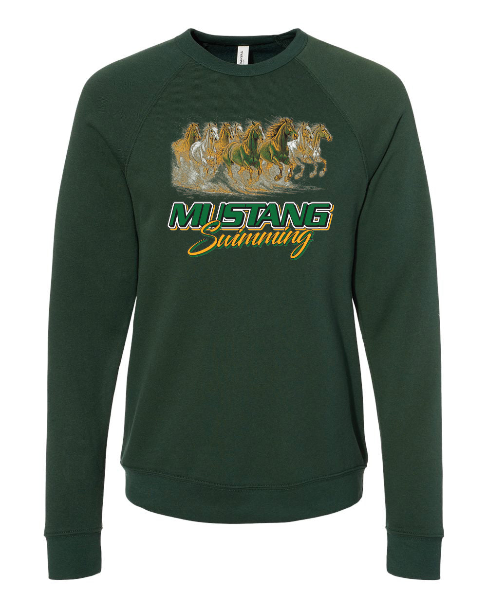 3901- HEMPSTEAD SWIMMING Unisex Sponge Fleece Raglan Crewneck Sweatshirt