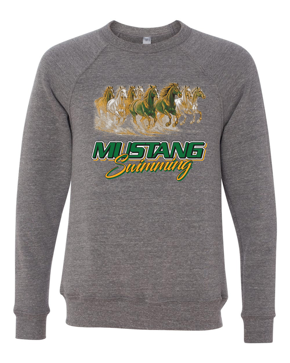 3901- HEMPSTEAD SWIMMING Unisex Sponge Fleece Raglan Crewneck Sweatshirt