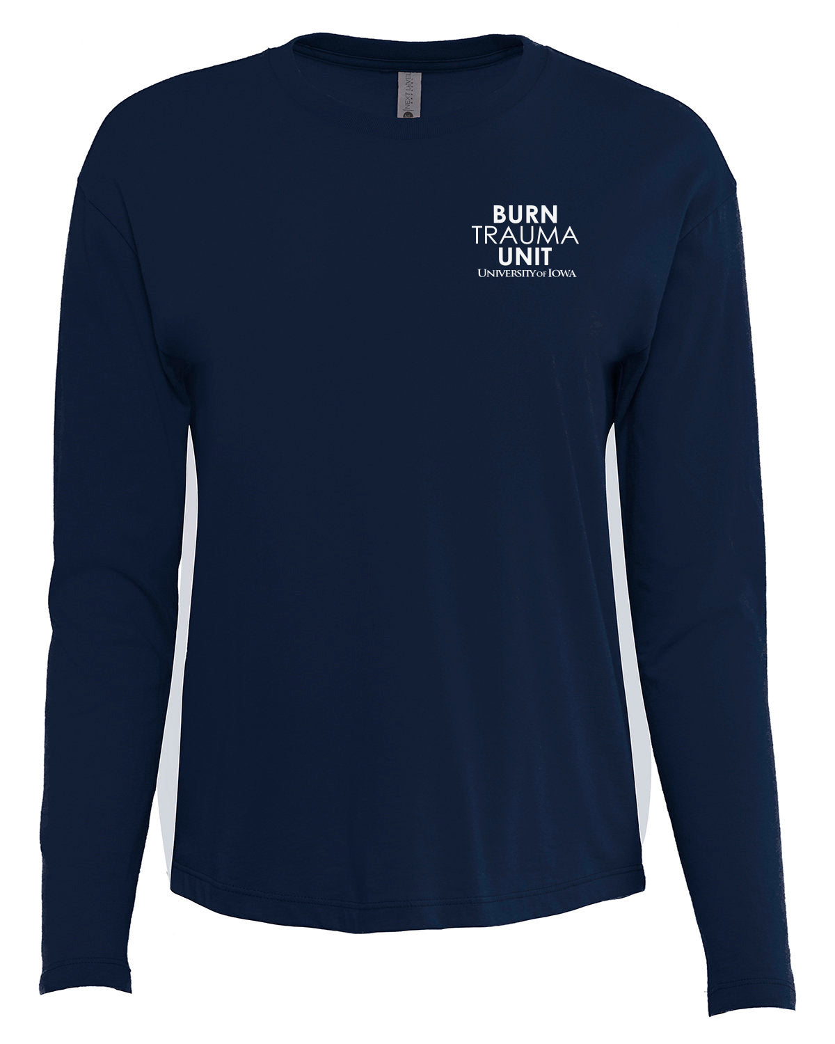 3911NL- U OF I BURN UNIT Next Level Apparel Ladies' Relaxed Long Sleeve T-Shirt