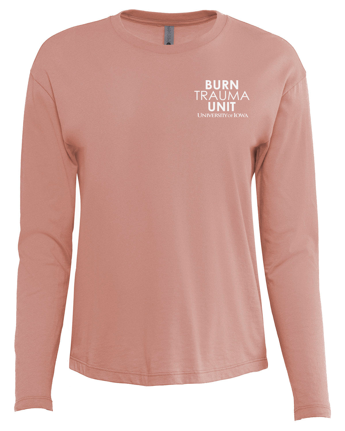 3911NL- U OF I BURN UNIT Next Level Apparel Ladies' Relaxed Long Sleeve T-Shirt