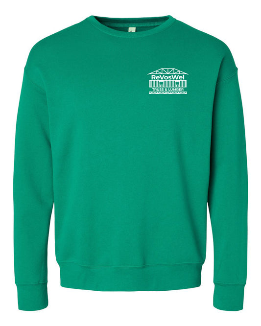 3945- REVOSWEL Unisex Sponge Fleece Drop Shoulder Crewneck Sweatshirt