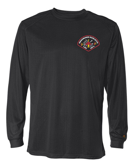 4104- MENOMINEE FIRE DEPT Unisex B-Core Long Sleeve T-Shirt
