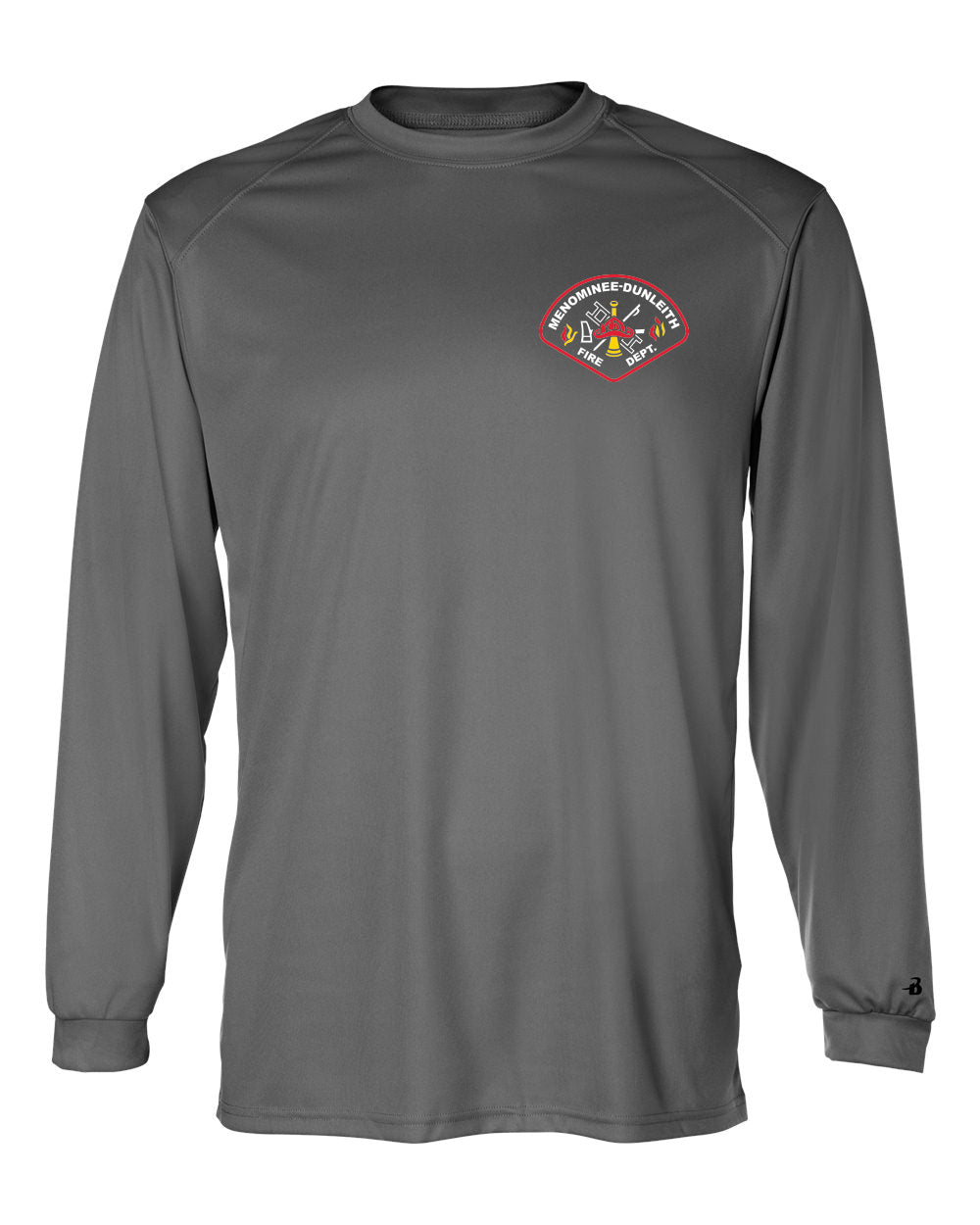 4104- MENOMINEE FIRE DEPT Unisex B-Core Long Sleeve T-Shirt